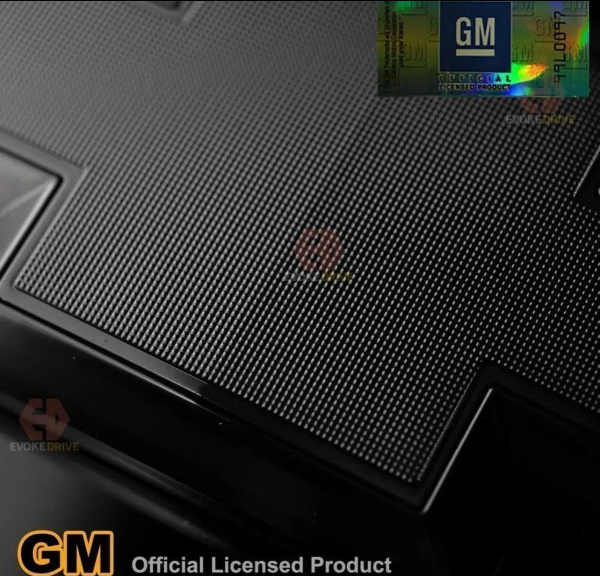 2014 - 2018 Chevrolet Silverado Red LED Illuminated Tailgate Bowtie Emblem, Black - GM Official LicensedLED Illuminated Emblems