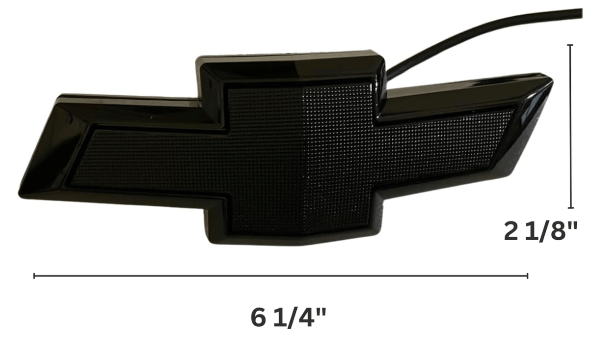 2016 - 2024 Chevrolet Camaro RGB LED Grille Emblem – Black | Bluetooth & Remote ControlledLED Illuminated Emblems