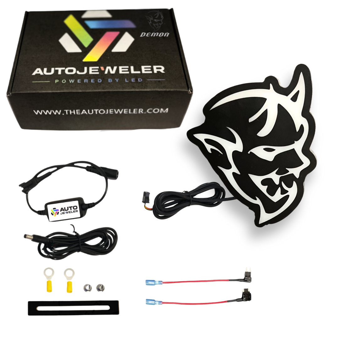 SRT Demon Head LED Grille Emblem (RGB Flow-Series)