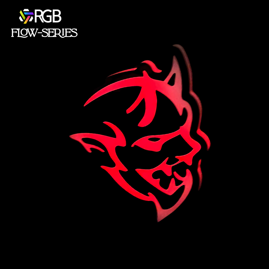 SRT Demon Head LED Grille Emblem (RGB Flow-Series)