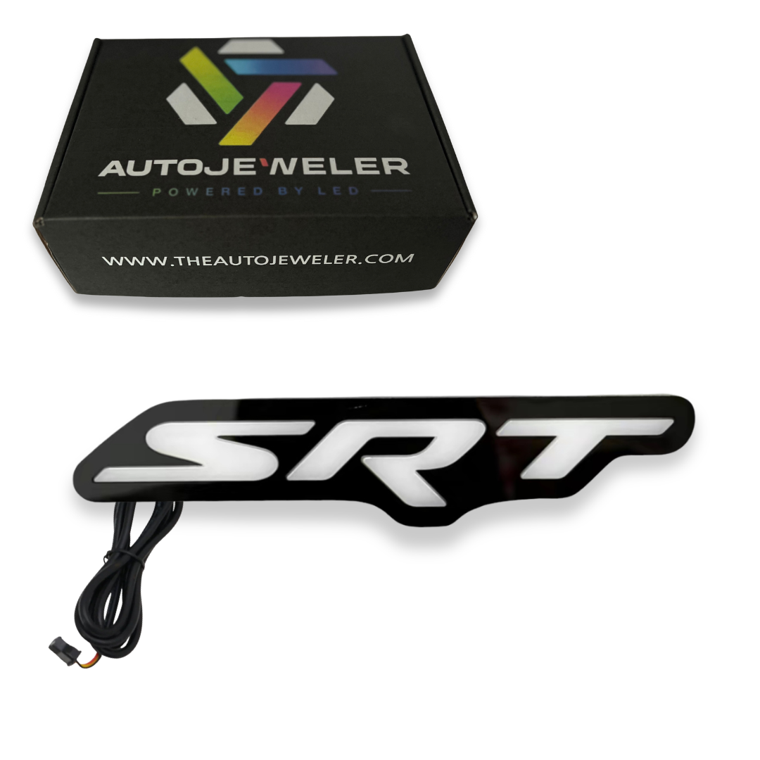 SRT Illuminated Grille Emblem (RGB Flow Series) - Bluetooth App Controlled
