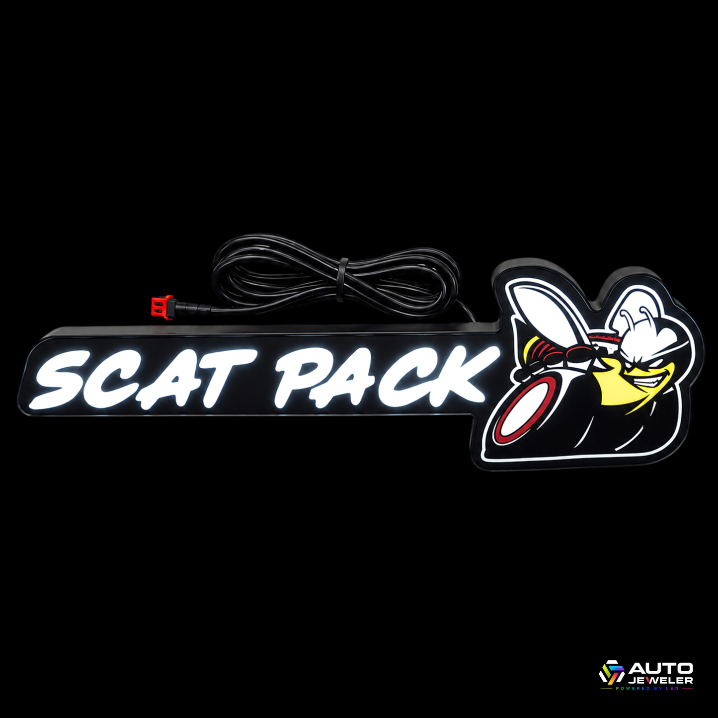 Scat Pack V2 Flow Series RGB LED Grille Emblem – 2-in-1 Hybrid Control