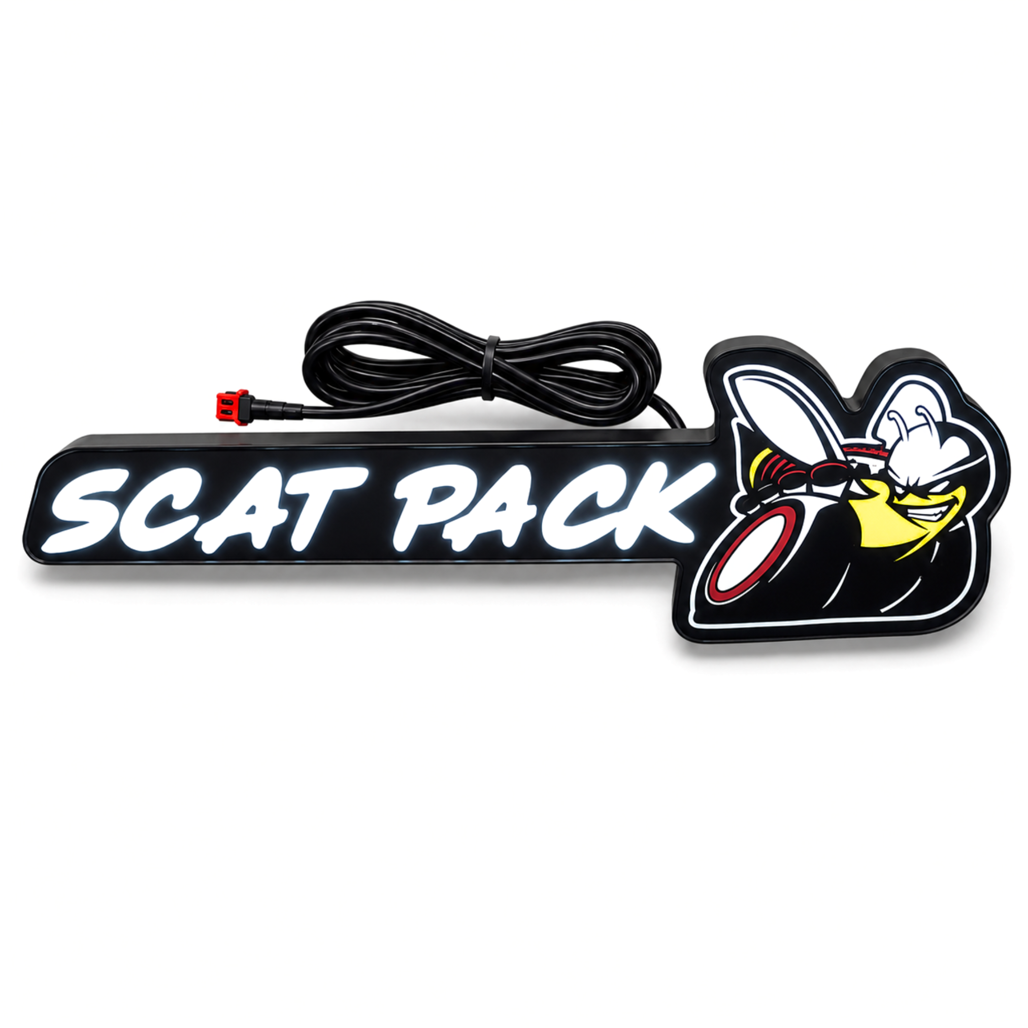 Scat Pack V2 Flow Series RGB LED Grille Emblem – 2-in-1 Hybrid Control