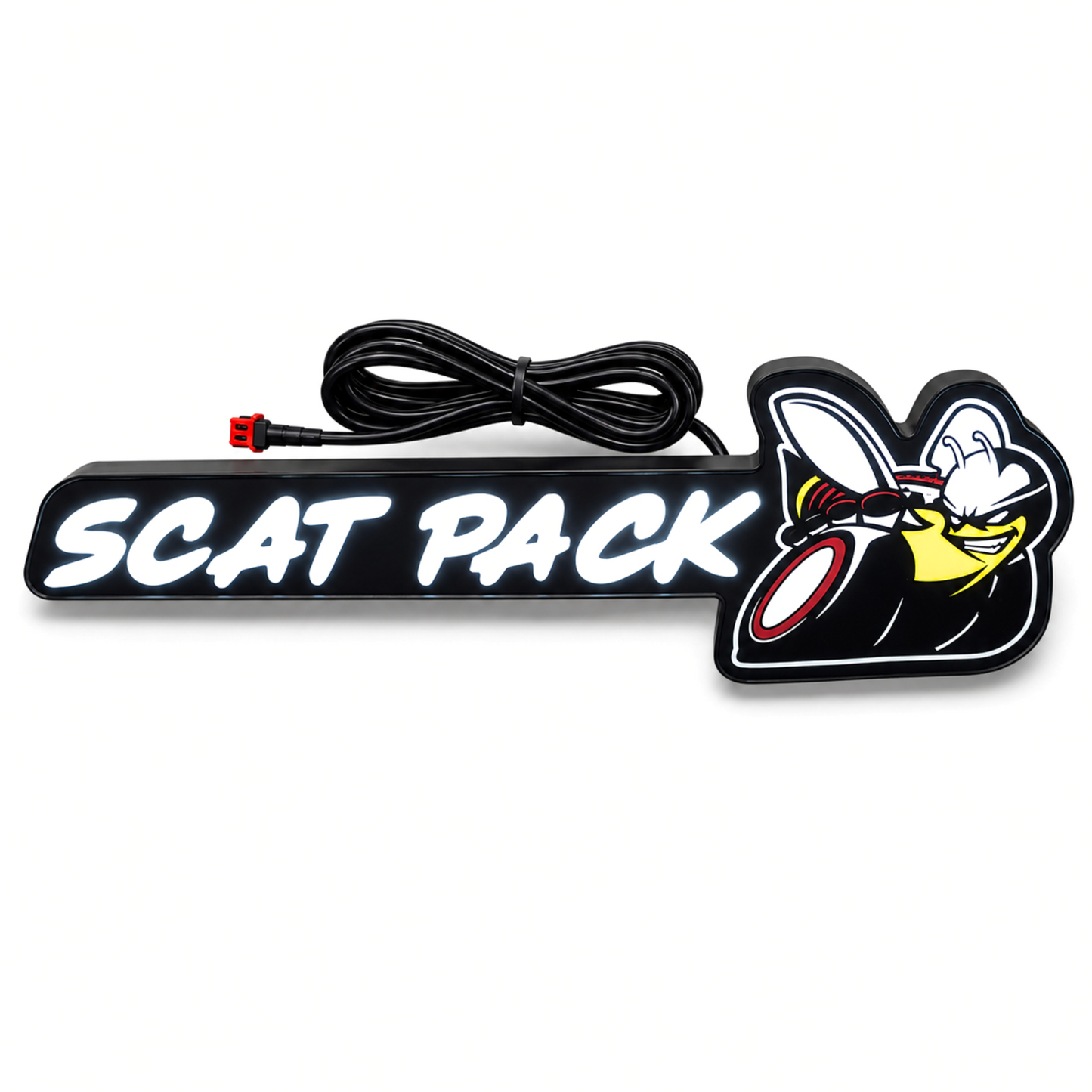 Scat Pack V2 Flow Series RGB LED Grille Emblem – 2-in-1 Hybrid Control