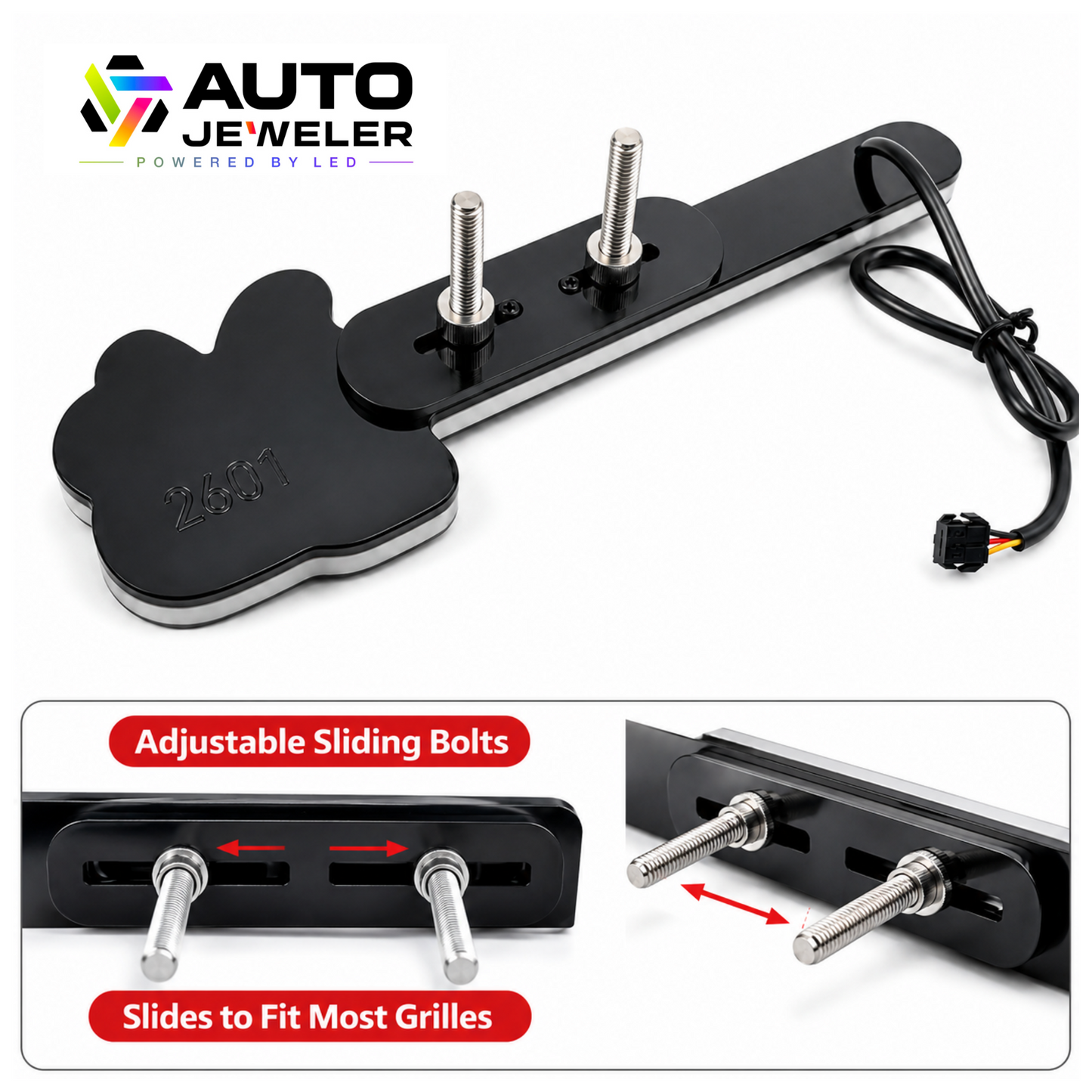 Scat Pack V2 Flow Series RGB LED Grille Emblem – 2-in-1 Hybrid Control