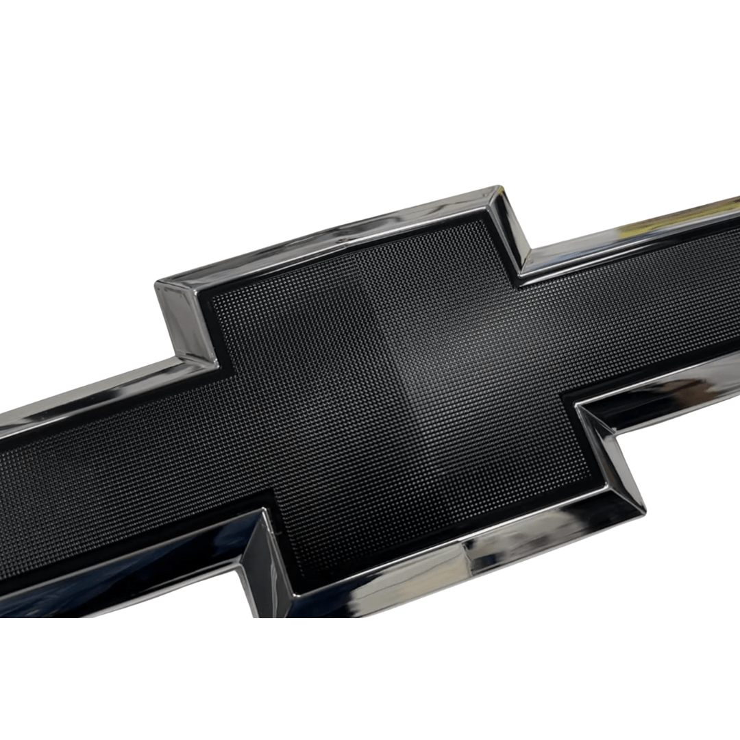 2014 - 2015 Chevy Silverado LED Grille Emblem – Chrome & Black | Illuminated Front BadgeLED Illuminated Emblems