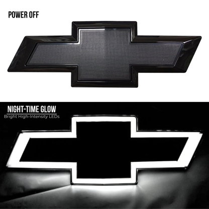 2016–2018 Chevrolet Silverado 1500 LED Grille Emblem – BlackLED Illuminated Emblems