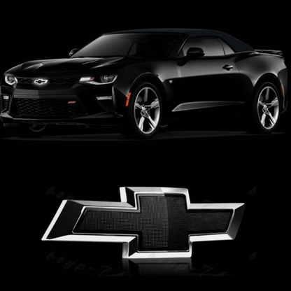 2016 - 2024 Chevrolet Camaro LED Illuminated Bowtie Grille Emblem – Chrome & Black, White LED, OEM - Style FitmentLED Illuminated Emblems