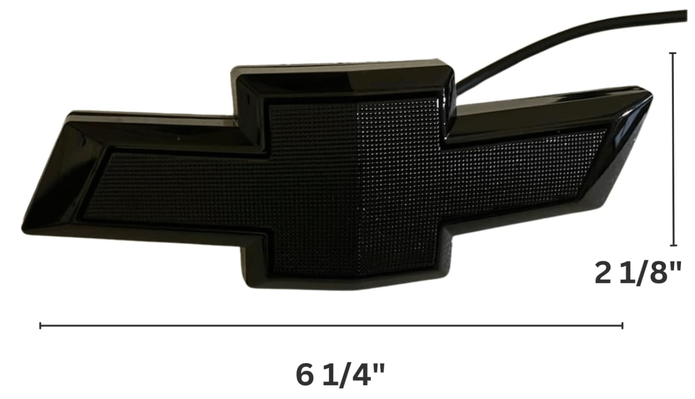2016 - 2024 Chevrolet Camaro RGB LED Grille Emblem – Black | Bluetooth & Remote ControlledLED Illuminated Emblems
