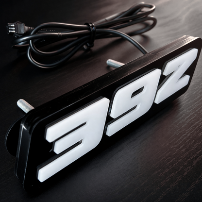 392 LED grille emblem side angle premium build quality black housing AutoJeweler