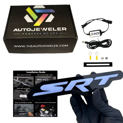 SRT Illuminated Grille Emblem (RGB Flow Series) - Bluetooth App Controlled