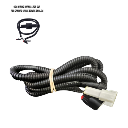 Replacement Wiring Harness for 2016–2024 Chevrolet Camaro RGB LED Grille Bowtie Emblem