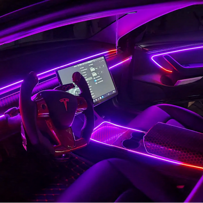 Flow Series Interior Dash Trim Kit – RGB LED Accent Lighting (App Controlled)