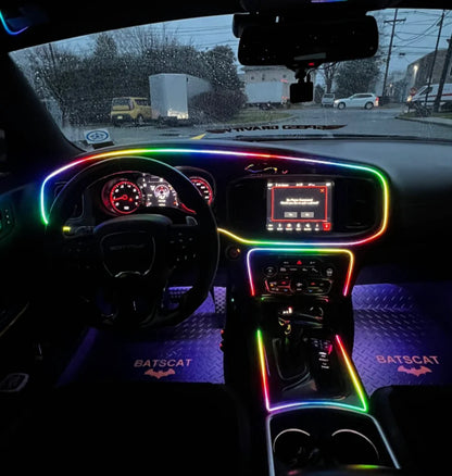 Flow Series Interior Dash Trim Kit – RGB LED Accent Lighting (App Controlled)