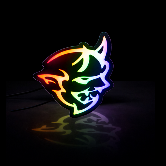 SRT Demon Head LED Grille Emblem (RGB Flow-Series)