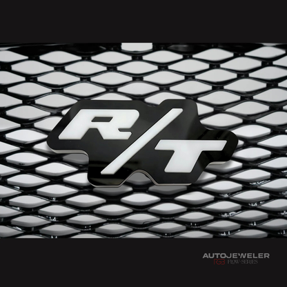 Dodge R/T LED Grille Emblem Badge (RGB Flow Series) - Bluetooth App Controlled