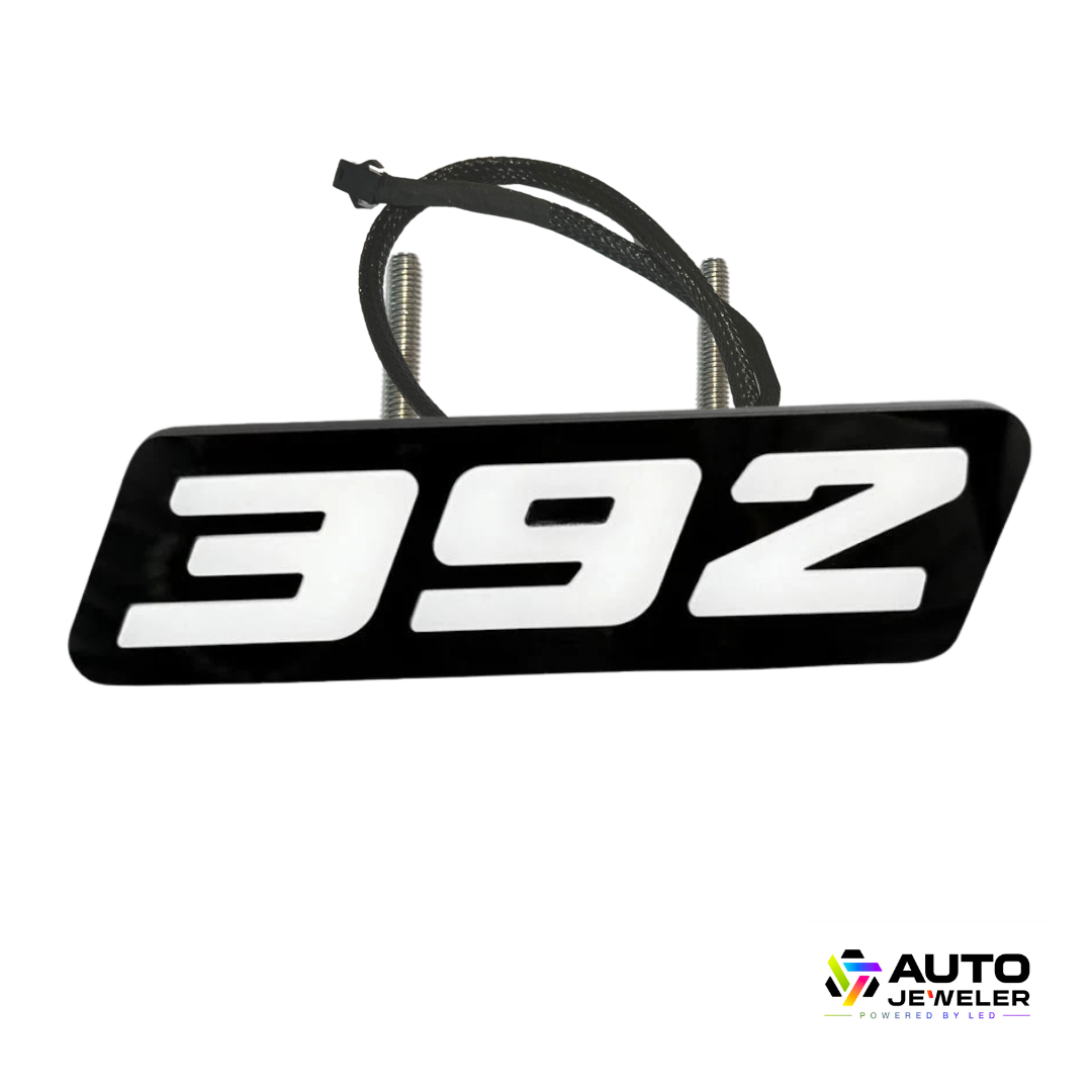 Black and white '392' emblem on a white background with 'AUTO JEWELER' logo.