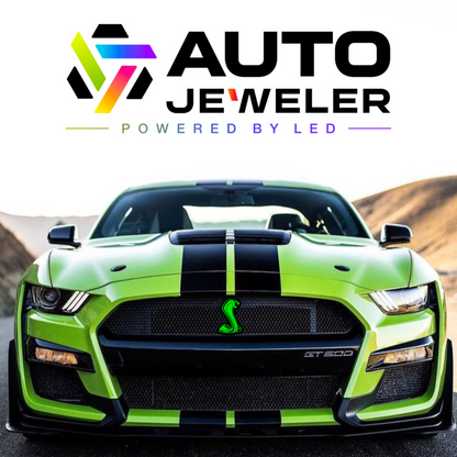 RGBW Mustang Cobra Light-Up Grille Emblem – Flow Series Bluetooth Controlled