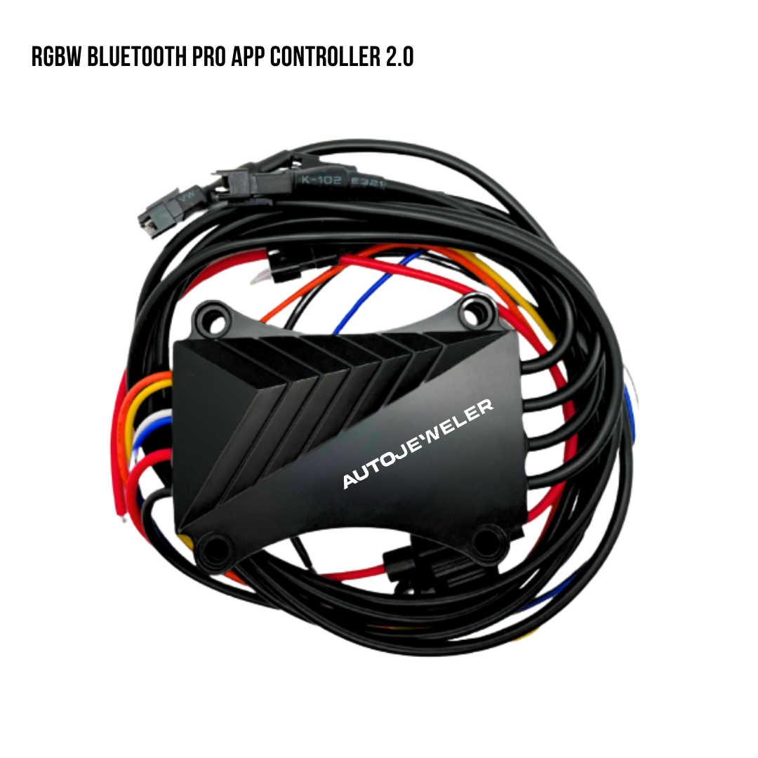 AutoJeweler Bluetooth Pro Controller 2.0 for RGBW GMC LED grille emblems