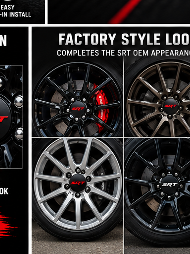 AutoJeweler SRT wheel center caps - wheel examples