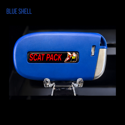Scat Pack Key Fob Shell Compatible with Dodge Charger, Challenger, & Chrysler 300 with 3D Scat Pack Logo