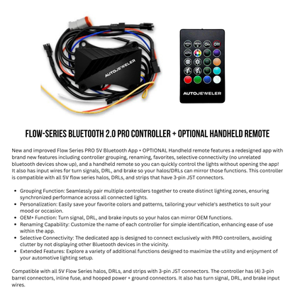 Flow Series Interior Dash Trim Kit – RGB LED Accent Lighting (App Controlled)