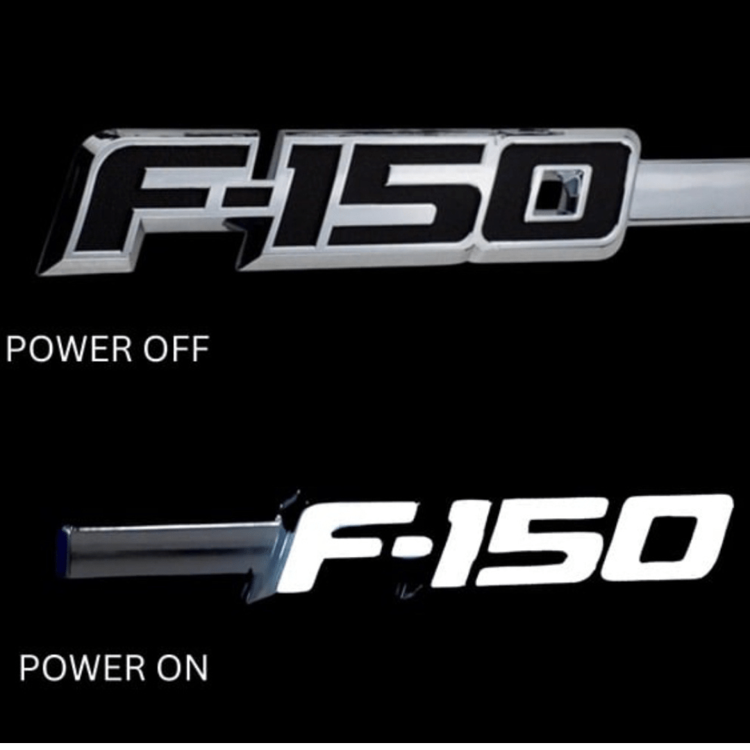 Ford F - 150 LED Fender Emblems (2009–2014) – Chrome Finish, White Illumination | 2 Pc KitLED Fender Emblems