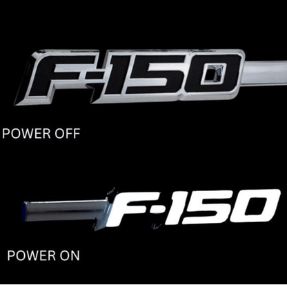 Ford F - 150 LED Fender Emblems (2009–2014) – Chrome Finish, White Illumination | 2 Pc KitLED Fender Emblems
