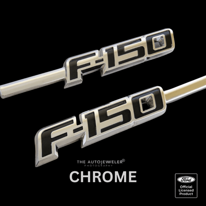 Ford F - 150 LED Fender Emblems (2009–2014) – Chrome Finish, White Illumination | 2 Pc KitLED Fender Emblems