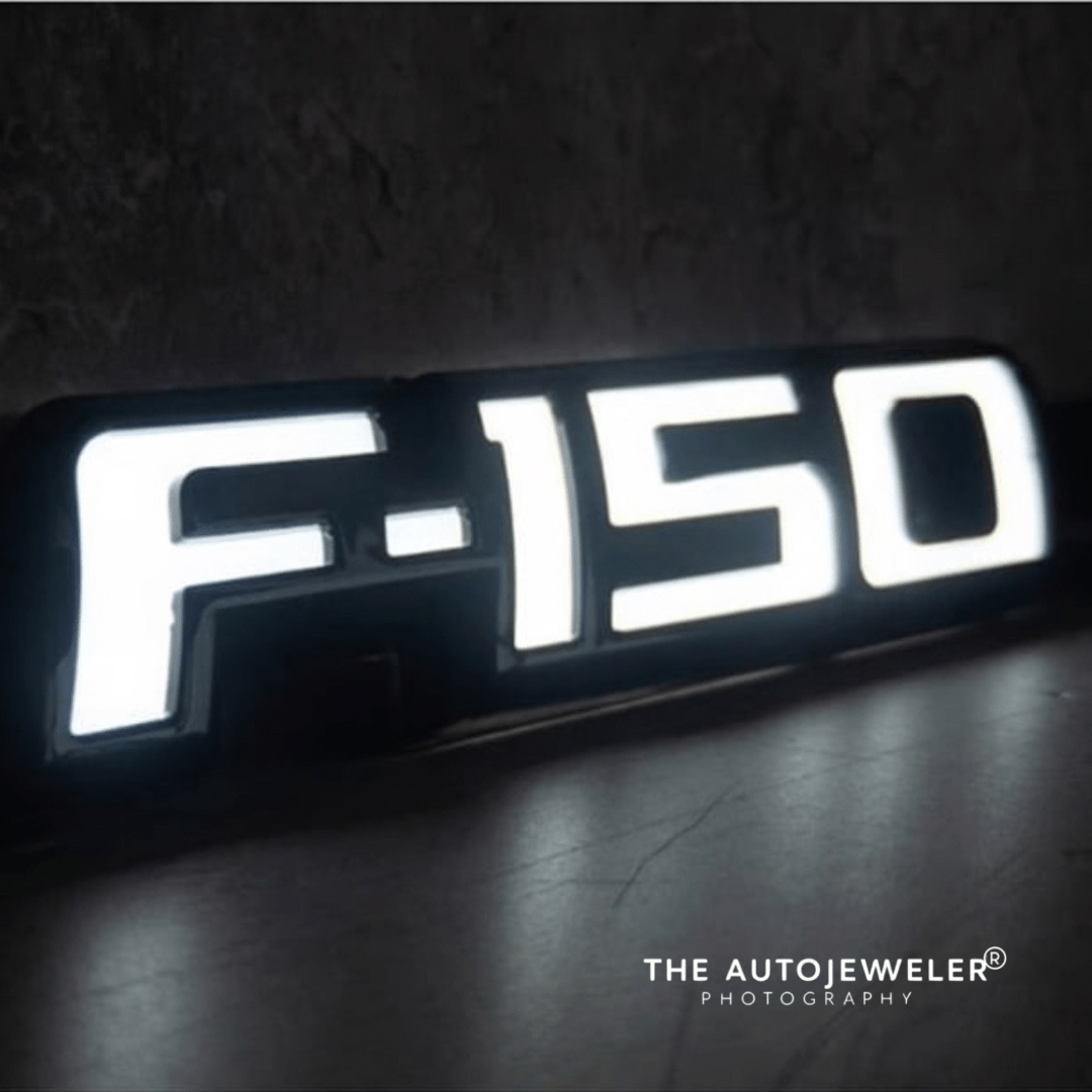 Ford F - 150 LED Fender Emblems (2009–2014) – Chrome Finish, White Illumination | 2 Pc KitLED Fender Emblems
