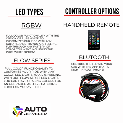 AutoJeweler LED types and controller options for RGBW GMC illuminated grille emblem
