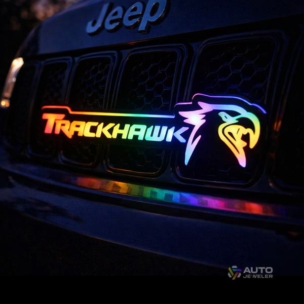 2018-2021 Jeep Trackhawk LED Grille Emblem Badge (RGB Flow Series ...