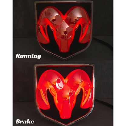 LED Lighted Dodge Ram Hitch Cover – Chrome | MOPAR Official Licensed LED Receiver CoverLED Lighted Hitch Cover