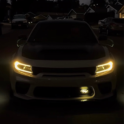 Dodge R/T LED Grille Emblem Badge (RGB Flow Series) - Bluetooth App Controlled