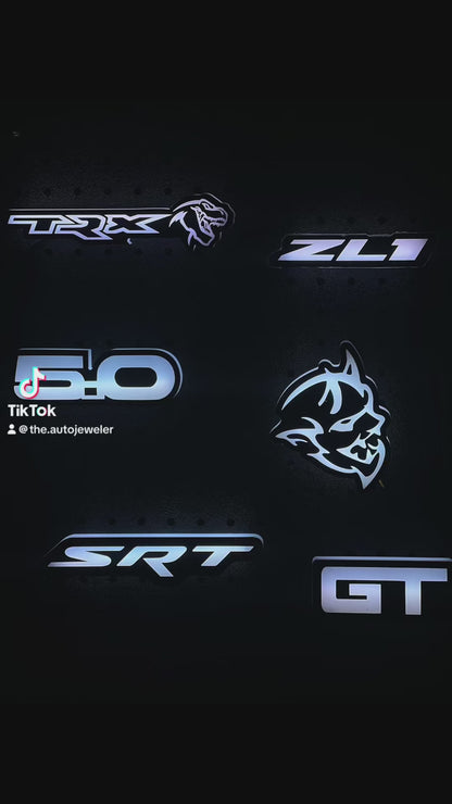 SRT Demon Head LED Grille Emblem (RGB Flow-Series)
