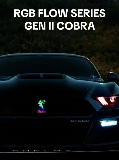 Mustang Cobra LED grille emblem highlight video