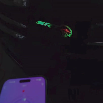 SRT Hellcat Redeye LED Grille Emblem (RGB Flow Series) -Bluetooth Controlled | Dodge Charger / Challenger / Durango