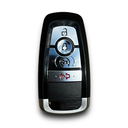 Back view of Raptor key fob shell cover showing lock, unlock, remote start, and panic button layout