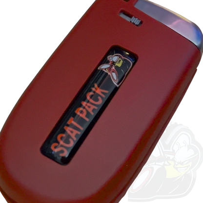 Scat Pack Key Fob Shell Compatible with Dodge Charger, Challenger, & Chrysler 300 with 3D Scat Pack Logo