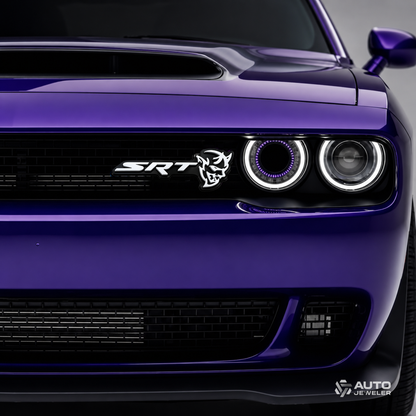 SRT Demon LED Emblem RGB Flow Series Bluetooth Controlled Grille Badge